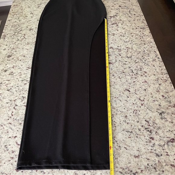 Windsor Wanda Formal Corset Crepe Dress Size Small High Slit Formal Bodycon Maxi - Picture 12 of 13